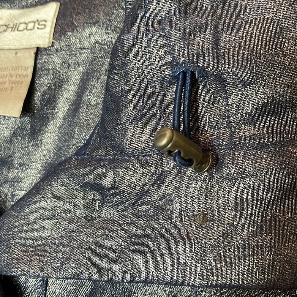 Chicos Blue Jacket - image 8